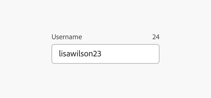 text field