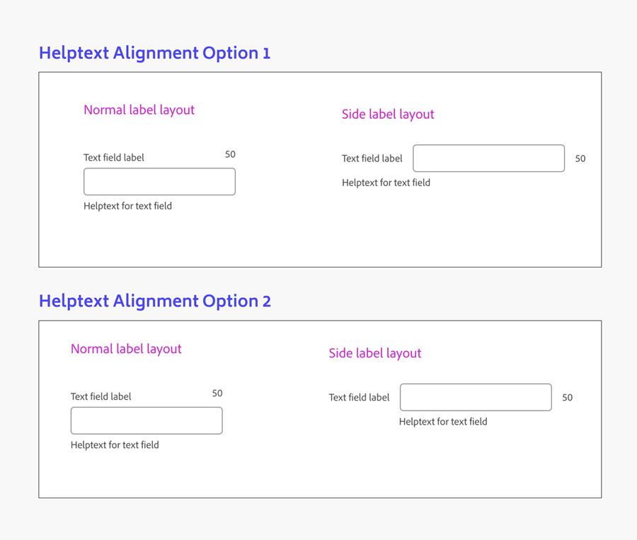 text field