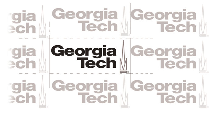 primary logo spacing diagram